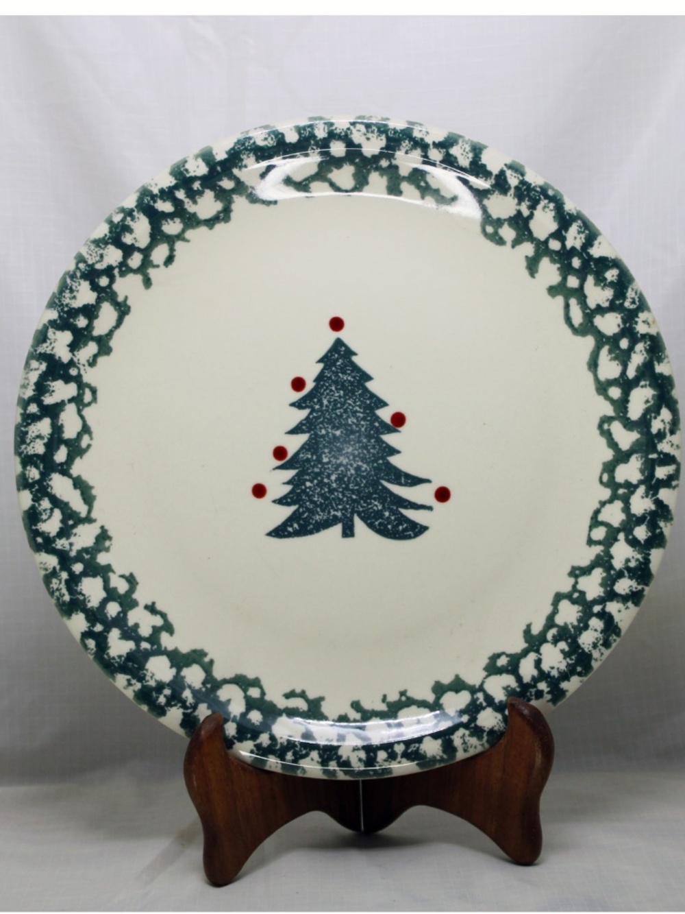 "Winter Wonderland" Dinner Plate by Tienshan Folk Craft.